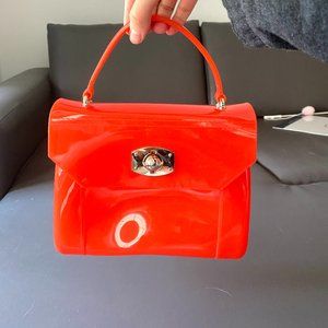 Orange small jelly bag
